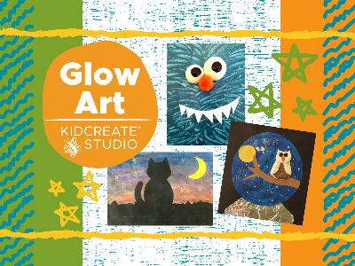 Kidcreate Studio - Woodbury. Glow Art Weekly Class (18 Months-6 Years)