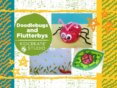 Kidcreate Studio - Bloomfield. Doodlebugs and Flutterbys Weekly Class (18 Months-6 Years)
