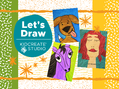Kidcreate Studio - Fayetteville. Let's Draw Weekly Class (5-12 Years)