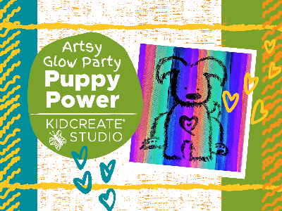 Artsy Glow Party- Puppy Power (5-12 years)